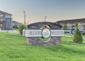 Thumbnail 16 of 80 - Sign at Bluffs of Williston Apartments ND