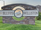 Thumbnail 21 of 80 - Sign at Bluffs of Williston Apartments ND