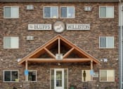 Thumbnail 18 of 80 - Entrance to the Bluffs of Williston Apartments ND