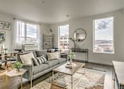 Thumbnail 5 of 40 - Natural Lighting Living Room at The Fowler, Idaho, 83702