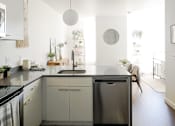 Thumbnail 1 of 40 - Kitchen area at The Fowler Apartments, Boise, Idaho
