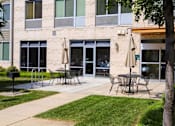 Thumbnail 2 of 7 - Patio at Ashland Commons affordable apartment community in Baltimore