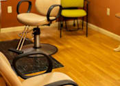 Thumbnail 3 of 9 - On-site private hair salon at Park View at Randallstown, offering convenient grooming services for senior residents.