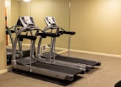 Thumbnail 5 of 9 - Modern on-site fitness center at Park View at Randallstown featuring exercise equipment designed to support active, healthy lifestyles for senior residents.