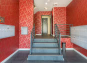 Thumbnail 4 of 19 - Interior lobby with mailboxes