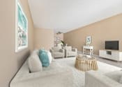 Thumbnail 5 of 32 - a living room with beige walls at Heritage Hills Apartments, Minnesota