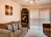 Thumbnail 7 of 27 - Living Rooms With Decorative Blinds at Desert Creek, Albuquerque, NM 87107
