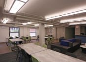 Thumbnail 19 of 39 - Community Room with long table and windowsCommunity Room with long table and windows at Eden Commons, Illinois