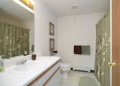 Thumbnail 14 of 20 - Bathroom at Vail Estates Apartments 2100 S Richland Creek Dr, Princeton, IN 47670