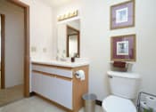 Thumbnail 15 of 20 - Bathroom at Vail Estates Apartments 2100 S Richland Creek Dr, Princeton, IN 47670