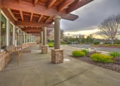 Thumbnail 6 of 15 - Large walkway with seating at VINTAGE AT BENNETT VALLEY, Santa Rosa, CA 95405
