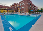 Thumbnail 15 of 26 - Outdoor Swimming Pool at Greenway at Fisher Park, North Carolina, 27401