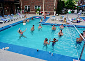 Thumbnail 14 of 26 - Pool party at Greenway at Fisher Park, Greensboro, 27401