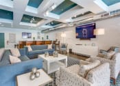 Thumbnail 12 of 35 - Posh Lounge Area In Clubhouse at Greenway at Stadium Park, Greensboro, 27401