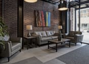 Thumbnail 14 of 23 - Residents Lounge at The News Apartments in Troy, NY
