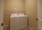 Thumbnail 22 of 25 - laundry room, washer and dryer  at Cascades of Mandan, North Dakota, 58554