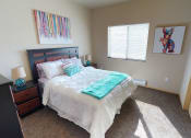Thumbnail 8 of 26 - Bedroom decor at Stonebridge Villas Apartments, North Dakota