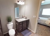 Thumbnail 17 of 40 - sink, toilet, linen closet