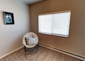 Thumbnail 13 of 40 - bedroom with chair and picture