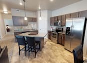 Thumbnail 3 of 40 - kitchen island, kitchen, moorhead apartment