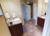 Thumbnail 6 of 23 - master bathroom, double vanity, two sinks