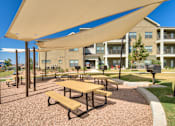 Thumbnail 11 of 32 - Covered Grilling Stations and Picnic Areas at La Contessa Luxury Apartments, Laredo, TX