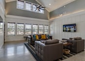Thumbnail 21 of 32 - Resident TV Lounge at La Contessa Luxury Apartments, Texas