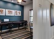 Thumbnail 23 of 32 - Business Center with High Speed Internet Access at La Contessa Luxury Apartments, Laredo, TX 78045
