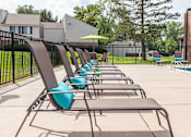 Thumbnail 49 of 50 - Relaxing Area by the Pool, at Northville Woods, Michigan