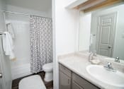 Thumbnail 8 of 11 - View of bathroom with full-size, vanity mirror.