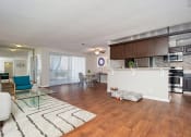 Thumbnail 14 of 20 - Kitchen, Living room at Parc at 5 Apartments, California, 90240