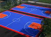 Thumbnail 3 of 6 - Double basketball court