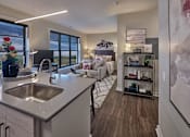 Thumbnail 8 of 21 - kitchen and living area at 520 Lofts, Allentown, 18101