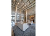 Thumbnail 24 of 25 - Decorated Reception And Lobby Area at Champion Farms Apartments, Louisville, KY
