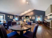 Thumbnail 3 of 35 - Clubhouse with table for gathering at Bradford Run in Kokomo, IN
