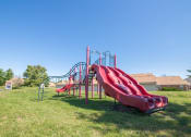 Thumbnail 5 of 35 - red Playground in park at Bradford Run in Kokomo, IN