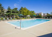 Thumbnail 7 of 15 - swimming pool and sundeck at Northlake Farms Apartments, Illinois
