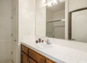 Thumbnail 25 of 30 - Renovated Bathrooms With Quartz Counters at Dartmouth Tower at Shaw, Clovis, CA, 93612