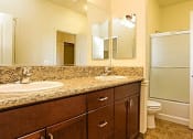 Thumbnail 7 of 7 - Luxurious Bathrooms at Villa Faria Apartments, Fresno, California