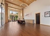 Thumbnail 15 of 52 - Clubhouse entrance and leasing at Columbia Village, Boise, ID