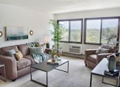 Thumbnail 1 of 10 - Living Room  at Cambridge Towers Apartments, Hopkins, Minnesota
