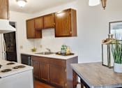Thumbnail 4 of 10 - Kitchen  at Cambridge Towers Apartments, Minnesota