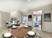 Thumbnail 13 of 30 - Living Room Come Dining Area at The Greens at Columbia, Columbia, 21044
