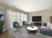 Thumbnail 19 of 51 - Living Room With TV at Copper and Quarry Village, Maryland, 21209