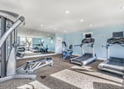 Thumbnail 11 of 27 - Fitness Center With Updated Equipment at The Apartments at Saddle Brooke, Maryland, 21030