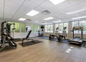 Thumbnail 22 of 44 - Fitness Center at The Apartments at Canterbury, Rosedale, Maryland