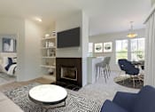 Thumbnail 16 of 40 - Staged Living Area at The Apartments at Cambridge Court, Maryland, 21237