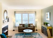 Thumbnail 21 of 40 - Living Room at The Apartments at Cambridge Court, Rosedale, Maryland