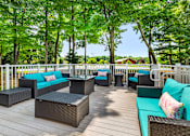 Thumbnail 36 of 39 - Shaded Outdoor Courtyard Area at Annapolis Roads, Maryland