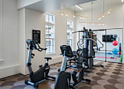 Thumbnail 5 of 10 - a photo of a gym area
